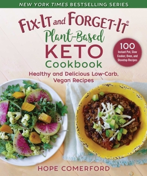 Paperback Fix-It and Forget-It Plant-Based Keto Cookbook: Healthy and Delicious Low-Carb, Vegan Recipes Book