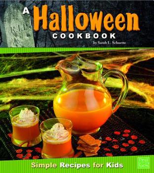Hardcover A Halloween Cookbook: Simple Recipes for Kids Book