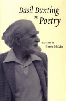 Hardcover Basil Bunting on Poetry Book