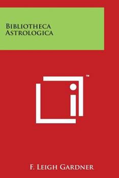 Paperback Bibliotheca Astrologica Book