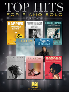 Paperback Top Hits for Piano Solo: 20 Great Songs Book