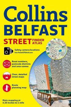 Paperback Collins Belfast Street Finder Atlas (Collins Travel Guides) Book