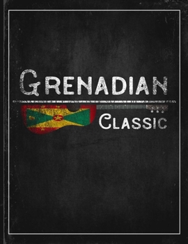 Grenadian Classic: Grenada Flag Guitar Journal Heritage Gift Idea for Daguhter, Mom, Coworker  Planner Daily Weekly Monthly Undated Calendar Organizer Journal