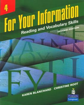 Paperback For Your Information 4: Reading and Vocabulary Skills Book