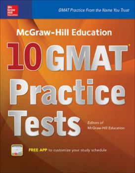 Paperback McGraw-Hill Education 10 GMAT Practice Tests Book
