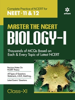 Paperback Master The NCERT for NEET Biology - Vol.1 Book