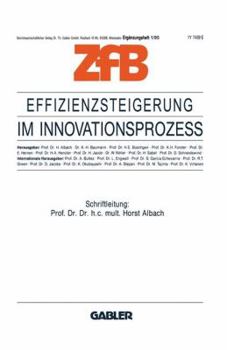 Paperback Effizienzsteigerung Im Innovationsprozeß [German] Book