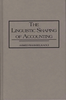 Hardcover Linguistic Shaping of Accounting Book