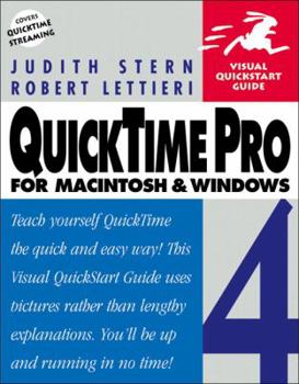 Paperback Quicktime Pro 4.0 for Macintosh and Windows: Visual QuickStart Guide Book