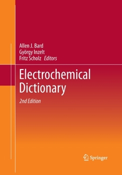 Paperback Electrochemical Dictionary Book