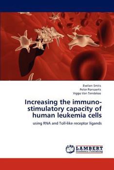 Increasing the immuno-stimulatory capacity of human leukemia cells: using RNA and Toll-like receptor ligands