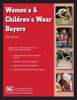 Paperback Women's & Children's Wear Buyers Directory 2022 Book