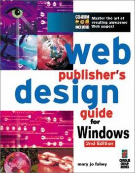 Paperback Web Publisher's Design Guide for Windows Book