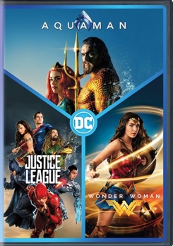 DVD DC 3-Film Collection: Aquaman / Justice League / Wonder Woman Book