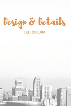 Paperback Design & Details Sketchbook: Grid Dot Paper (6x9 100 Pages) Sketch Journal for Architectural Planning, Organizer for Architects, Students of Archit Book