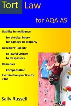 Paperback Tort Law for AQA AS: plus links to the non-substantive law (the English legal system) Book