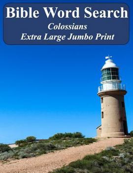 Paperback Bible Word Search Colossians: King James Version Extra Large Jumbo Print Book