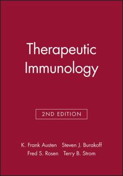 Hardcover Therapeutic Immunology Book