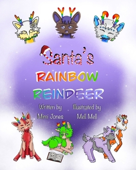 Paperback Santa's Rainbow Reindeer Book