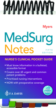 Spiral-bound Medsurg Notes: Nurse's Clinical Pocket Guide Book