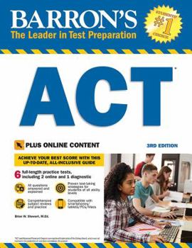 Paperback Barron's ACT with Online Tests Book