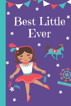 Paperback Best Little Ever: Wide Ruled 6' x 9' 120 pages Perfect gift Notebook or Journal lined Book