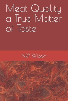 Paperback Meat Quality a True Matter of Taste Book