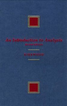Hardcover An Introduction to Analysis Book