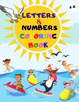 Paperback Letters & Numbers Coloring Book