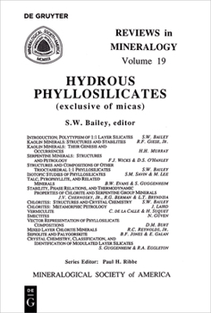 Paperback Hydrous Phyllosilicates: (Exclusive of Micas) Book