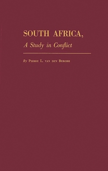Hardcover South Africa, a Study in Conflict. Book