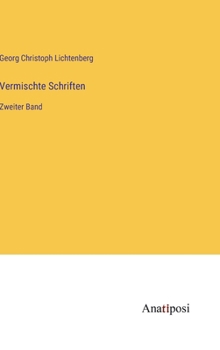 Hardcover Vermischte Schriften: Zweiter Band [German] Book