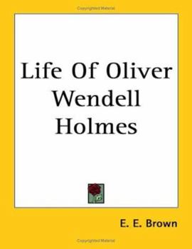 Paperback Life Of Oliver Wendell Holmes Book