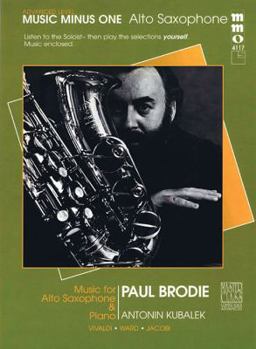 Hardcover Advanced Alto Saxophone Solos - Volume 3 Book