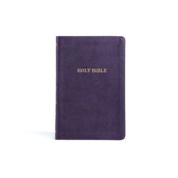 Imitation Leather KJV Thinline Bible, Purple Leathertouch Book