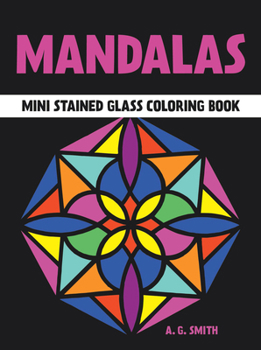 Paperback Little Mandalas Stained Glass Coloring Book