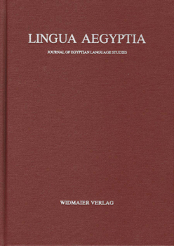 Hardcover Lingua Aegyptia 27 (2019) [German] Book