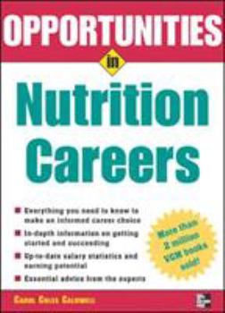 Paperback Opportunities in Nutrition Careers Book
