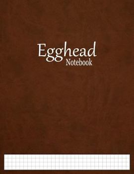 Paperback Egghead Notebook: 1/4" Graph Paper Ruled Book