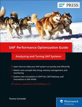 Hardcover SAP Performance Optimization Guide: Analyzing and Tuning SAP Systems Book