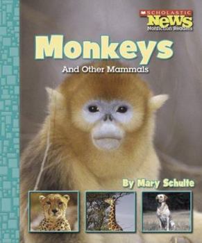 Library Binding Monkeys and Other Mammals Book