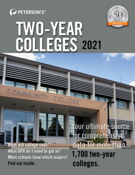 Paperback Two-Year Colleges 2021 Book