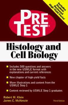 Paperback Histology & Cell Biology: Pretest Self-Assessment and Review Book