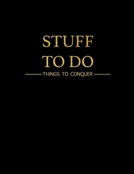 Paperback Stuff To Do: Black Minimalist 2020 Weekly, Monthly Planner And Organizer, Year in Pixels, To-Do List And Notes, Unique Gift Ideas f Book