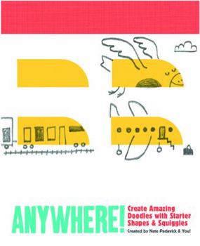 Diary Doodle Theory Anywhere!: Create Amazing Doodles with Starter Shapes & Squiggles (Doodle Books for Adults, Coloing Book for Adults, Books for Bo Book