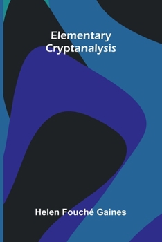 Paperback Elementary cryptanalysis Book