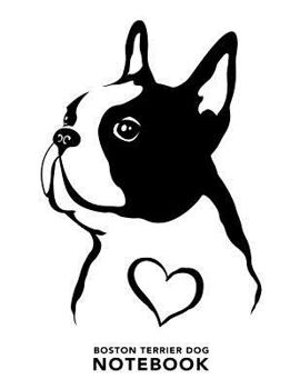Paperback Boston Terrier Dog Notebook Book