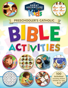 Paperback Preschooler's Catholic Bible Activities Book