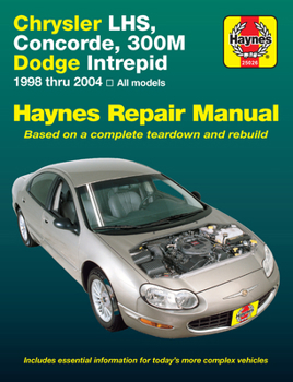 Paperback Chrysler Lhs, Concorde, 300m & Dodge Intrepid 1998-04 Book