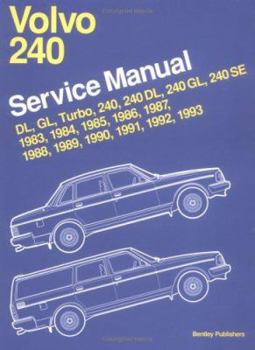 Paperback Volvo 240 Service Manual: 1983-1993 Book